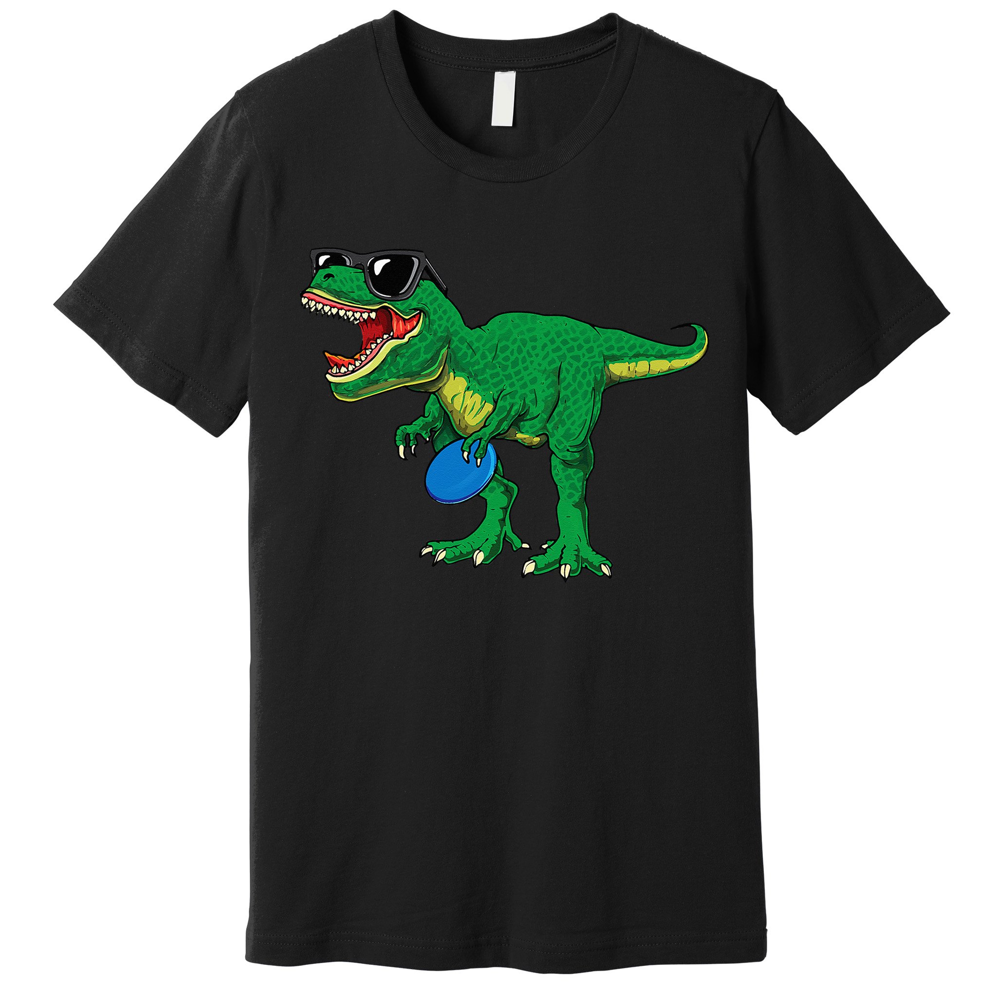 Frisbees Dino Cute T Rex Dinosaur Disc Golf Gift Premium T-Shirt