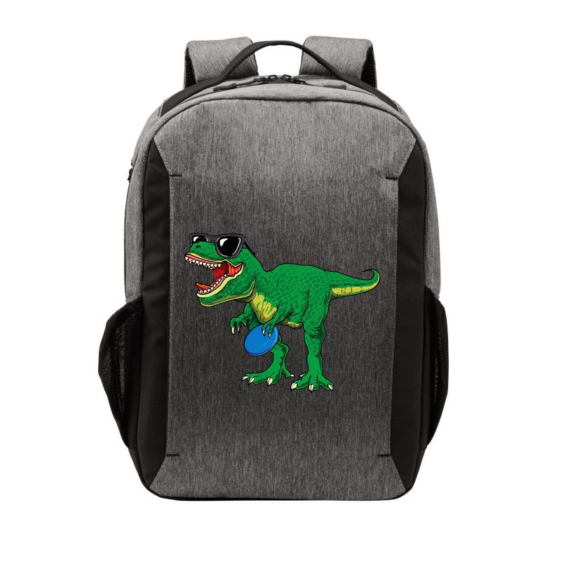 Frisbees Dino Cute T Rex Dinosaur Disc Golf Gift Vector Backpack