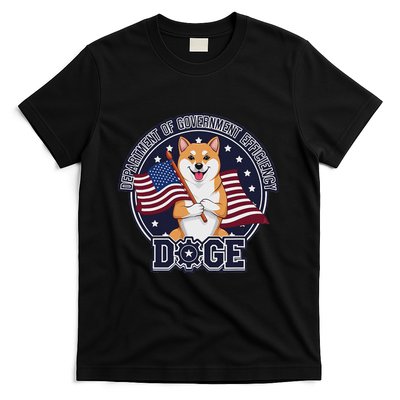 Funny Doge Crypto Meme Department Of Government Efficiency T-Shirt