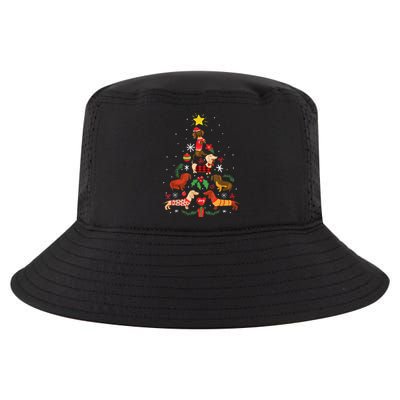 Funny Dachshund Christmas Tree Decor Gift Cool Comfort Performance Bucket Hat