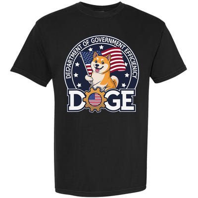 Funny Doge Crypto Meme Department Of Government Efficiency Garment-Dyed Heavyweight T-Shirt