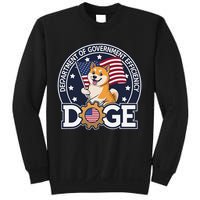 Funny Doge Crypto Meme Department Of Government Efficiency Sweatshirt