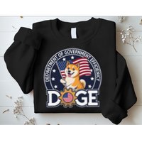 Funny Doge Crypto Meme Department Of Government Efficiency Sweatshirt