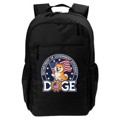 Funny Doge Crypto Meme Department Of Government Efficiency Backpack