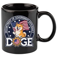Funny Doge Crypto Meme Department Of Government Efficiency 11oz C Handle Ceramic Mug