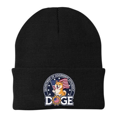 Funny Doge Crypto Meme Department Of Government Efficiency Beanie