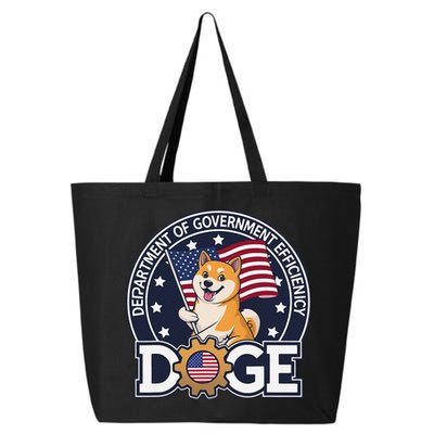Funny Doge Crypto Meme Department Of Government Efficiency 25L Jumbo Tote