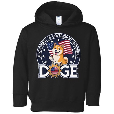 Funny Doge Crypto Meme Department Of Government Efficiency Toddler Hoodie
