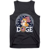 Funny Doge Crypto Meme Department Of Government Efficiency Tank Top