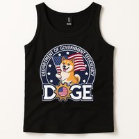 Funny Doge Crypto Meme Department Of Government Efficiency Tank Top