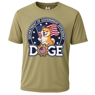 Funny Doge Crypto Meme Department Of Government Efficiency Performance Shirt