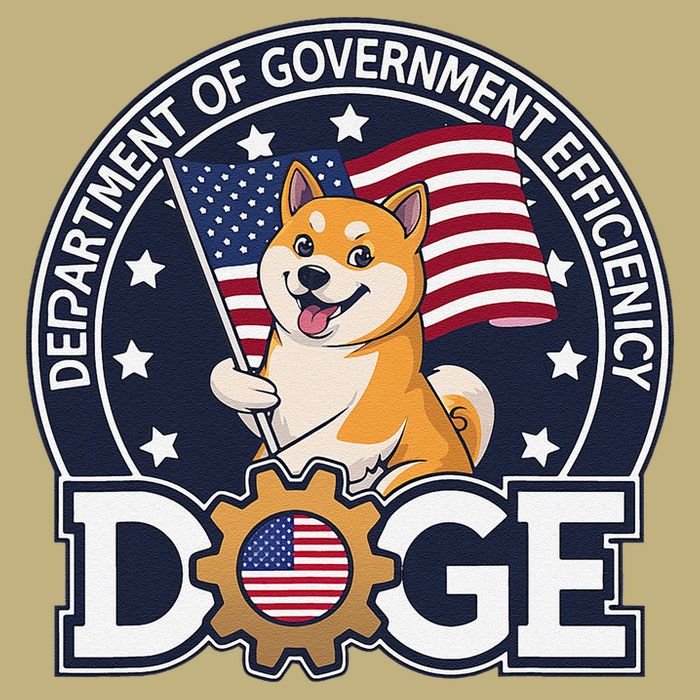 Funny Doge Crypto Meme Department Of Government Efficiency Performance Shirt