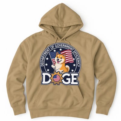 Funny Doge Crypto Meme Department Of Government Efficiency Hoodie
