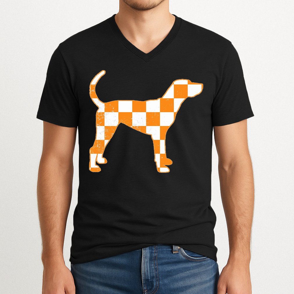 Funny Dog Crossword Tennessee Sport Gameday Winner Tennessee Football Champion V-Neck T-Shirt
