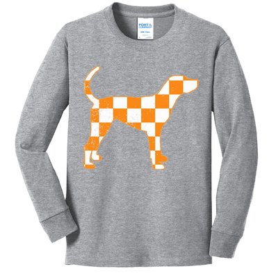 Funny Dog Crossword Tennessee Sport Gameday Winner Tennessee Football Champion Kids Long Sleeve Shirt
