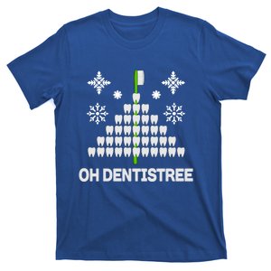 Funny Dentist Christmas Tree Dentistree Tooth Hygienist Gift T-Shirt