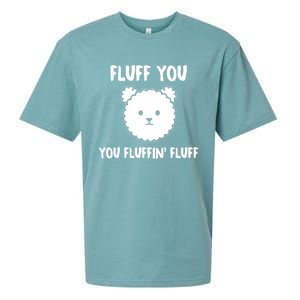 Funny Dog Cool Gift Gift Fluff You You Fluffin Fluff Gift Sueded Cloud Jersey T-Shirt