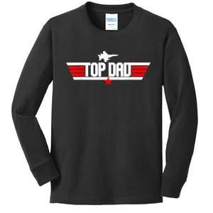 Fathers Day Christmas Birthday For Top Dad Kids Long Sleeve Shirt