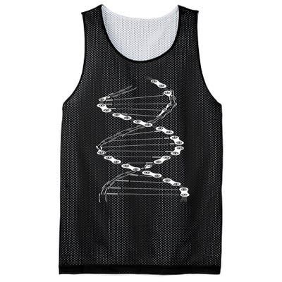 Funny DNA Cycling Bicycle Chain Mountain Bike Lovers Outfit Mesh Reversible Basketball Jersey Tank