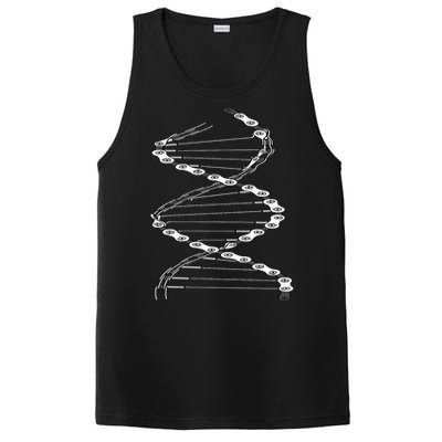 Funny DNA Cycling Bicycle Chain Mountain Bike Lovers Outfit PosiCharge Competitor Tank