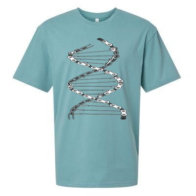 Funny DNA Cycling Bicycle Chain Mountain Bike Lovers Outfit Sueded Cloud Jersey T-Shirt