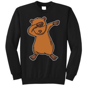 Funny Dabbing Capybara Gift Water Pig Dab Dance Sweatshirt