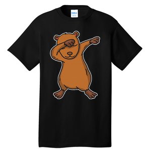 Funny Dabbing Capybara Gift Water Pig Dab Dance Tall T-Shirt