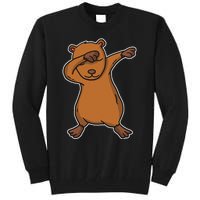 Funny Dabbing Capybara Gift Water Pig Dab Dance Tall Sweatshirt