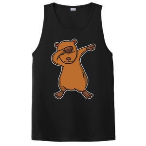 Funny Dabbing Capybara Gift Water Pig Dab Dance PosiCharge Competitor Tank