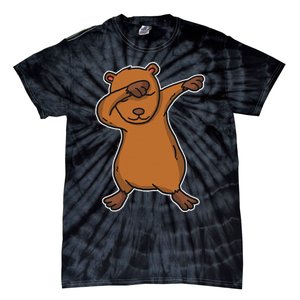 Funny Dabbing Capybara Gift Water Pig Dab Dance Tie-Dye T-Shirt