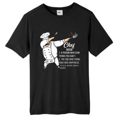 Funny Dabbing Chef Definition Restaurant Kitchen Cook Chef Tall Fusion ChromaSoft Performance T-Shirt