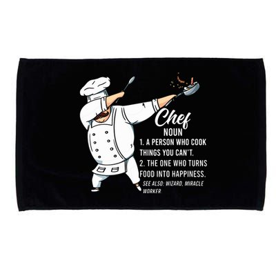 Funny Dabbing Chef Definition Restaurant Kitchen Cook Chef Microfiber Hand Towel