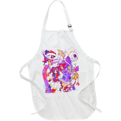 Funny Digital Circus Pomni Ragatha Jax Full-Length Apron With Pockets