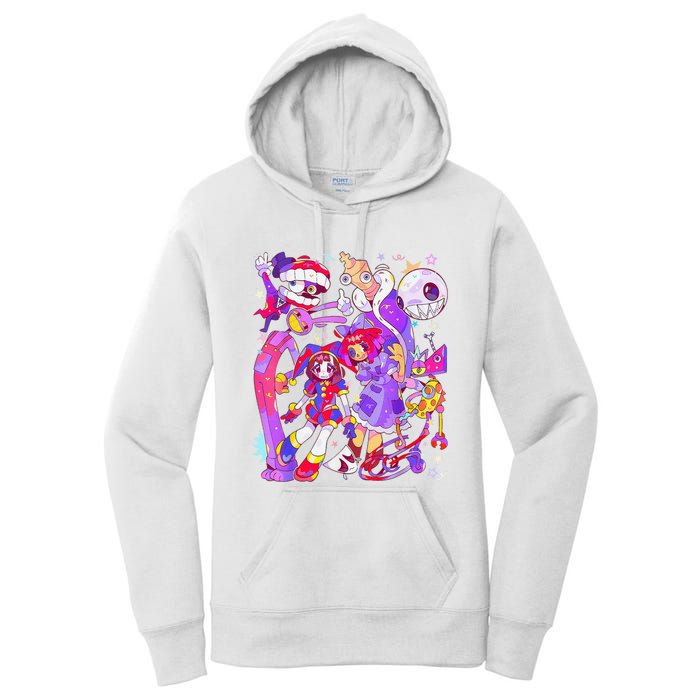 Funny Digital Circus Pomni Ragatha Jax Women's Pullover Hoodie