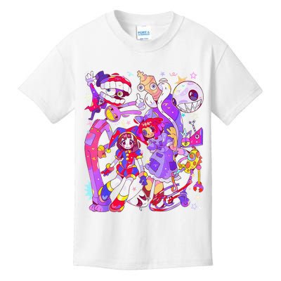 Funny Digital Circus Pomni Ragatha Jax Kids T-Shirt