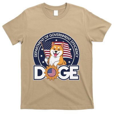 Funny Doge Crypto Meme Department Of Government Efficiency T-Shirt
