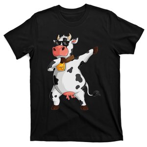 Funny Dabbing Cow lover Farming Cow T-Shirt