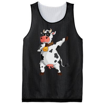 Funny Dabbing Cow lover Farming Cow Mesh Reversible Basketball Jersey Tank