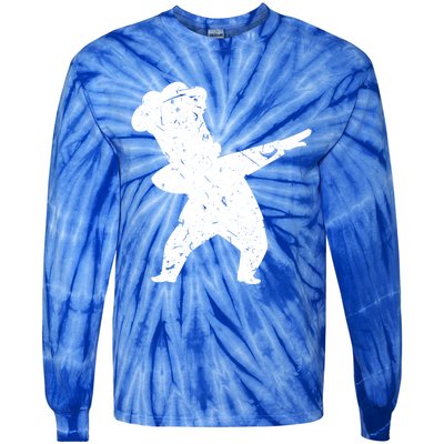 Funny Dabbing Chef Dab Chef Dad Gift Culinary Gift Tie-Dye Long Sleeve Shirt