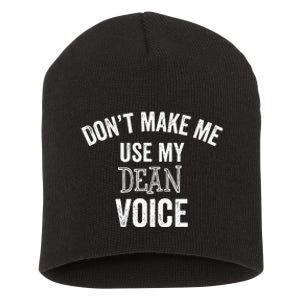 Funny Dean College University Department Promotion Gift Short Acrylic Beanie