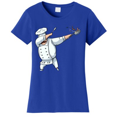 Funny Dabbing Chef Restaurant Kitchen Cook Chef Gift Women's T-Shirt