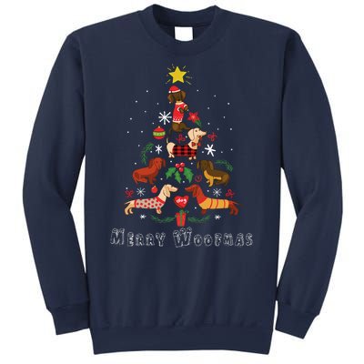 Funny Dachshund Christmas Tree For Lovers Sweatshirt