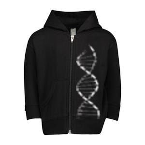 Funny DNA Cycling Bicycle Chain Mountain Bike Lovers Outfit Toddler Zip Fleece Hoodie