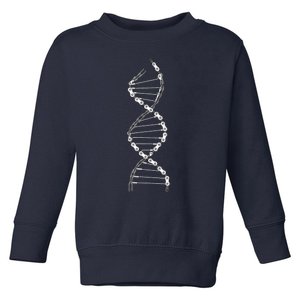 Funny DNA Cycling Bicycle Chain Mountain Bike Lovers Outfit Toddler Sweatshirt