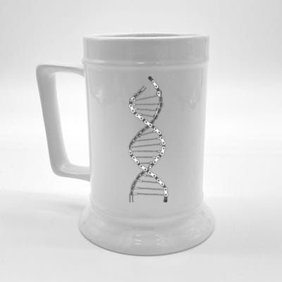 Funny DNA Cycling Bicycle Chain Mountain Bike Lovers Outfit Beer Stein