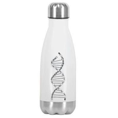 Funny DNA Cycling Bicycle Chain Mountain Bike Lovers Outfit Stainless Steel Insulated Water Bottle