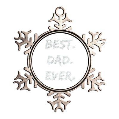 Fathers Day Cute Gift For Son Brother Uncle Dad Grandpa Metallic Star Ornament