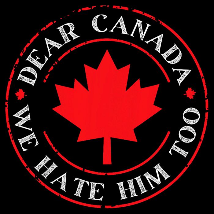 Funny Dear Canada We Hate Him Too  Cooling Performance Crew T-Shirt