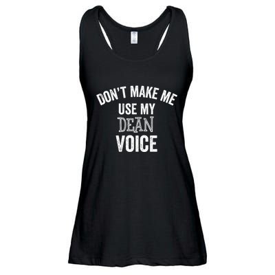 Funny Dean College University Department Promotion Ladies Essential Flowy Tank