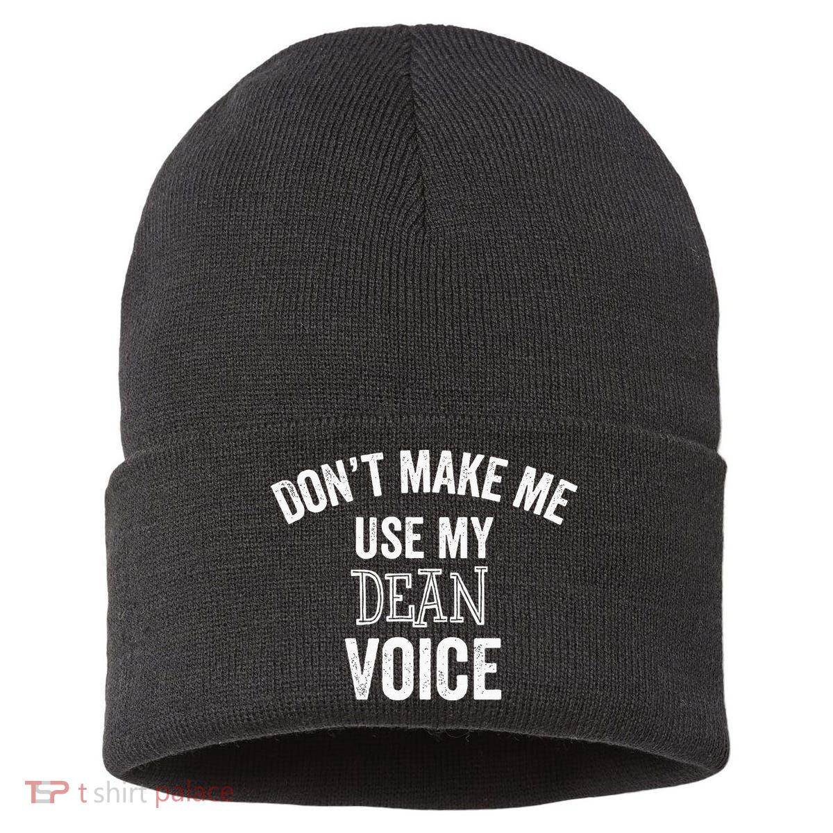 Funny Dean College University Department Promotion Sustainable Knit Beanie